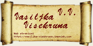 Vasiljka Višekruna vizit kartica